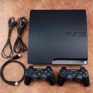 Playstation 3 مهكر مع أيدتين أصليات + العاب قوية + متاجر بلايستيشن 1 و 2 و 3 مجانية 1500 لعبة قوية