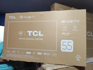 عرض نااار على شاشه TCL فور كي سمارت 55 بوصه Google TV أوامر صوتيه