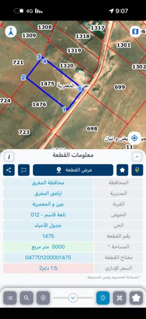 Farm Land for Sale in Mafraq Ain wa Al-Ma'mariyyeh