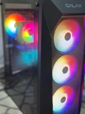 الحق بيسي جيمنج RTX 4060 مع i5 12400f 32GB RAM 3200MHz 1 تيرا تخزين ....................... كله rgb
