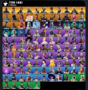 حساب فورتنايت للبيع ( الوصف مهم )