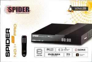رسيفر SPIDER NO.1+Super PRO 4RAM