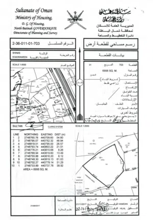 Farm Land for Sale in Al Batinah Shinas