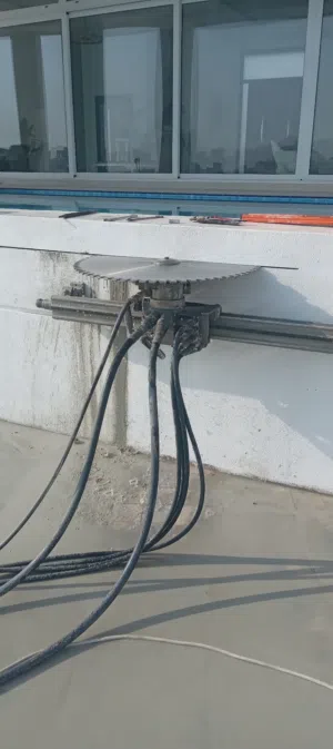 ابويوسف قص خرسانه المسلحه وتكسير خرسانه وجميع فتحات الكور بليزر تكسير طوف