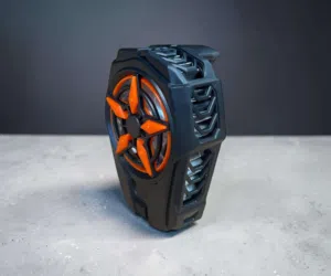 مبرد هواتف احترافي باللون الأسود