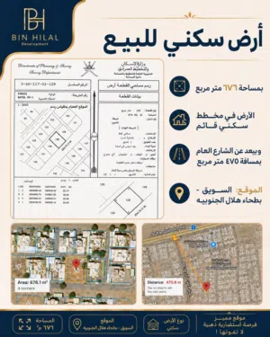 ارض سكني للبيع / السويق