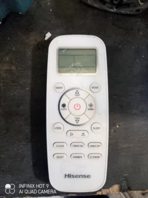 Hisense ac remote control