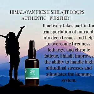 Himalayan fresh shilajit 30 Ml organic purified Order now