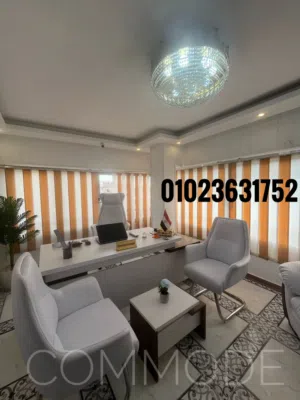 طقم ادراي مكتب مدير مودرن خشب mdf اسباني مستورد مكاتب مديرين اثاث مكتبي office manager modern