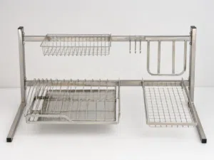 Stainless Steel Over-Sink Dish Rack – Good Condition