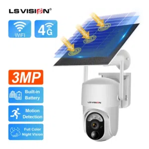 كاميرا واي فاي تعمل بالطاقة الشمسية بجودة عالية و عدة مزايا من شركة LSVISION الغنية عن التعريف