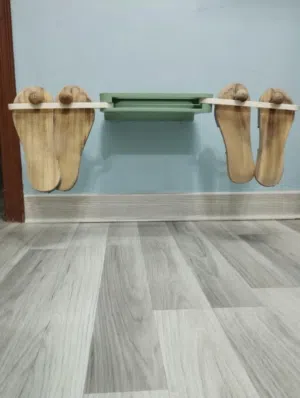 bathroom footwear stand