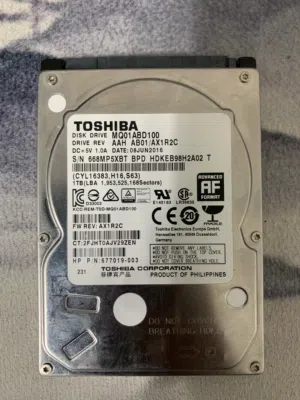 هارد ديسك توشيبا 1 تيرابايت للابتوب (للبيع أو التبادل بـ SSD) او كرت شاشه