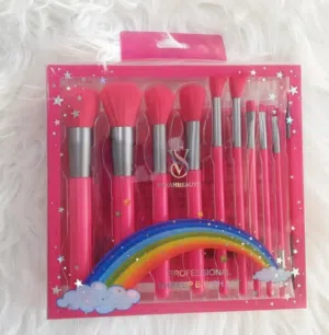 فرش مكياج جميلة ومنوعة وألوان زاهية وأسعار مميزة (Beautiful makeup brushes in vibrant colors)