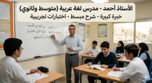 مدرس لغة عربية