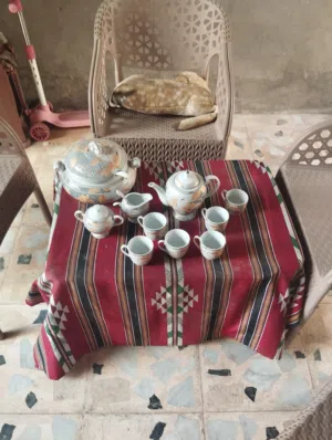 طاقم قهوة نضيف