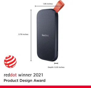 هارد SSD خارجي محمول بسعة 2TB SanDisk Portable SSD E30 2TB