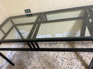 طاولات بوفيه وغاز مع فرنين