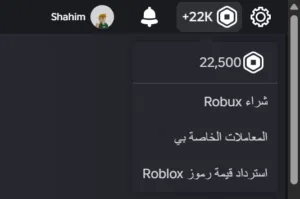 حساب روبلوكس فيه 22500الف للبيع للتواصل خاص قابل للتفاووض