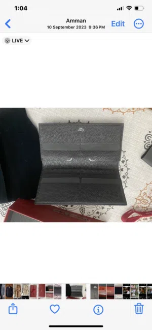 محفظة كارتيير اصلي Cartier