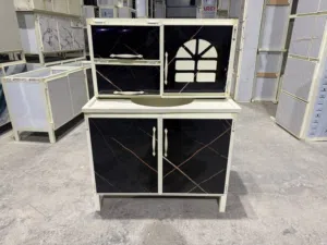 سنك مع ملحق قياس متر مرمر الامنيوم