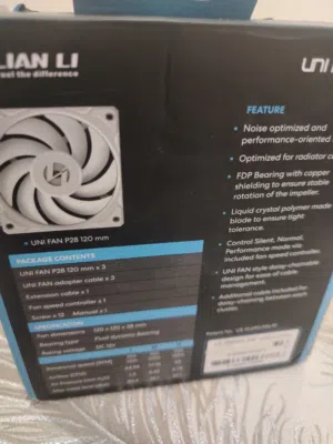 Lian li uni fan p28مرواح لل بيسي ماركة ليان لي