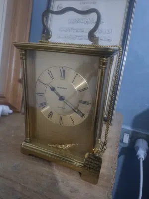 ساعة Staiger Brass Quartz Mantle Clock