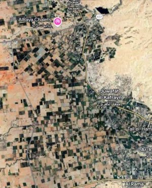 قطعة ارض للبيع تصلح شاليه في غور نمرين 1278م