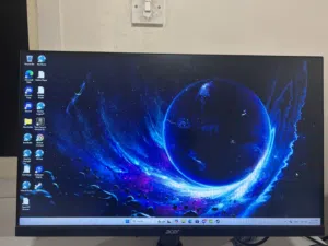 شاشة acer 27 inch+ 75hz+ نظيفه