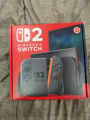 ناينتندو سويتش 2 جديد بالكرتون لم يستخدم Nintendo switch 2 new