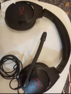 سماعه هايبر اكس شبه جديده hyperx cloud stinger