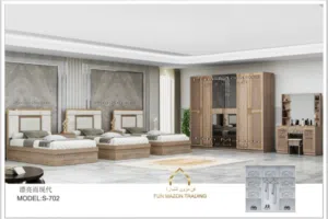 KIDS BEDROOM SET WITH 3 BEDS WITH MATTESS WITH FITTING/غرف نوم مل اطفال مع ثلاثہ سریر مع دوشج مع ترک