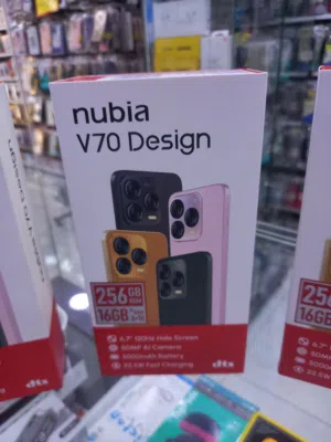 جهاز جديد Nubia v70 Design  مواصفات 256جيجا ورام 16 بطارية 5000امبير  كفالة 12 شهر