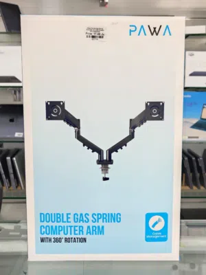 Pawa Dual Monitor Arm Gas Spring in Muscat / Brand New