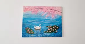 صورة مرسومة وليس مطبوعة مرسومة بالاكرلك