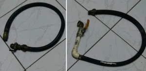 خرطوم غاز طبيعى بمحبس الامان