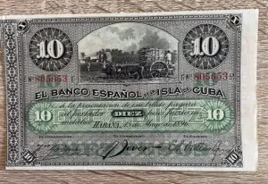 عملة قديمة لدولة كوبا اصدار 1876