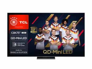شاشة TCL C8K حجم 75 أعلى فئة شاشات