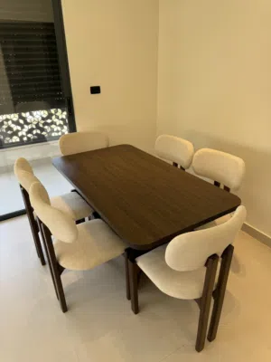 طاولة طعام 6 كراسي