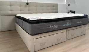 سرير King Koil مقاس 200×200 مع مرتبة Spine Care Pillow Top