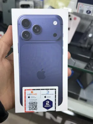 iPhone 17 Pro Max 256GB كحلي نسخة الوكيل ABM كفالة سنتين شريحة