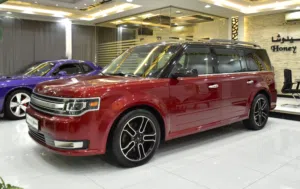Ford Flex Limited ( 2015 Model ) in Red Color GCC Specs