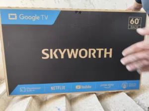 عرض نااار على شاشه سكاي وورث 60 بوصه فور كي سمارت Google TV موديل 2025
