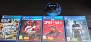 Used PS4 Games Bundle - GTA V, Spider-Man, Uncharted 4 & More (exchange also available)