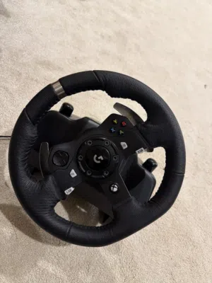 Logitech G920 with Drive Force Shifter and all necessary wires.