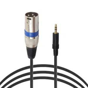 كيبل ميكروفون XLR Male To 3.5mm Microphone Cable 3M
