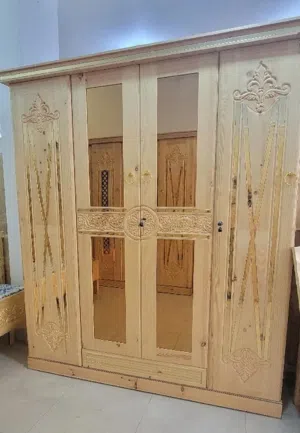 عروض وتخفيضات لا تعوض دولاب سويدي ملكي 4 فتحات جودة عالية • متانة قوية • تصميم فاخر