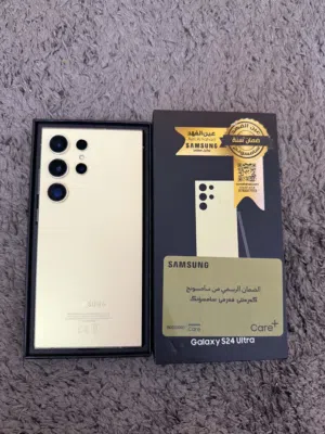 سامسونك s24 ultra لون ذهبي yellow