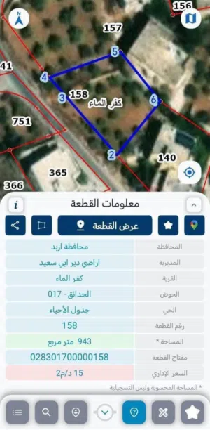 Mixed Use Land for Sale in Irbid Kufr Ma'