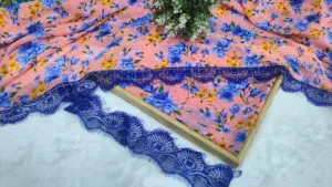 شيفون فصوص دانتيل في لحاف